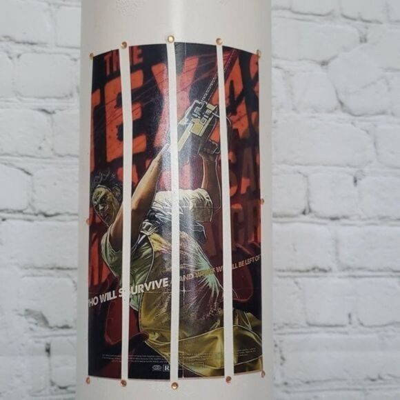 Texas Chainsaw Massacre Horror Upcycled Glass Vase Decor - Picture 2 of 9